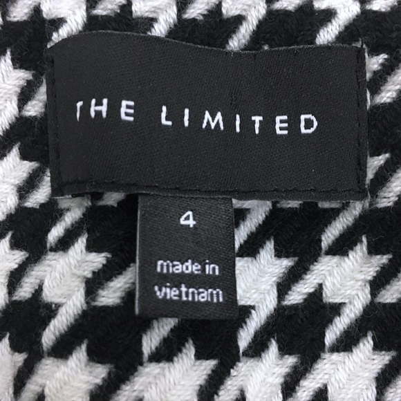 THE LIMITED Mini Skirt Wool Blend Houndstooth 90s Y2K Vibes Clueless Size 4 - Picture 6 of 9